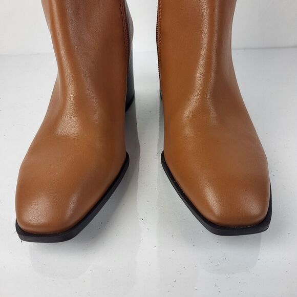 Nordstrom Rack Virginia Tall Boot Block heel Brown Size 6.5 M - Picture 8 of 15